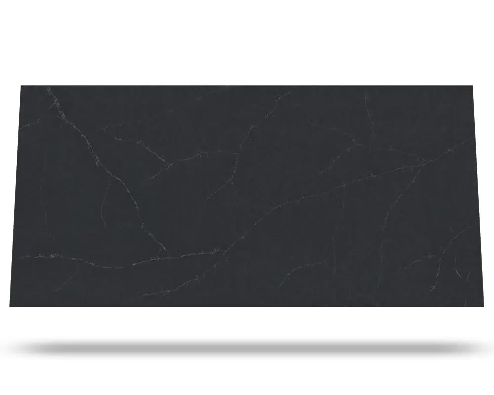 Charcoal Poleret Komposit bordplade på mål