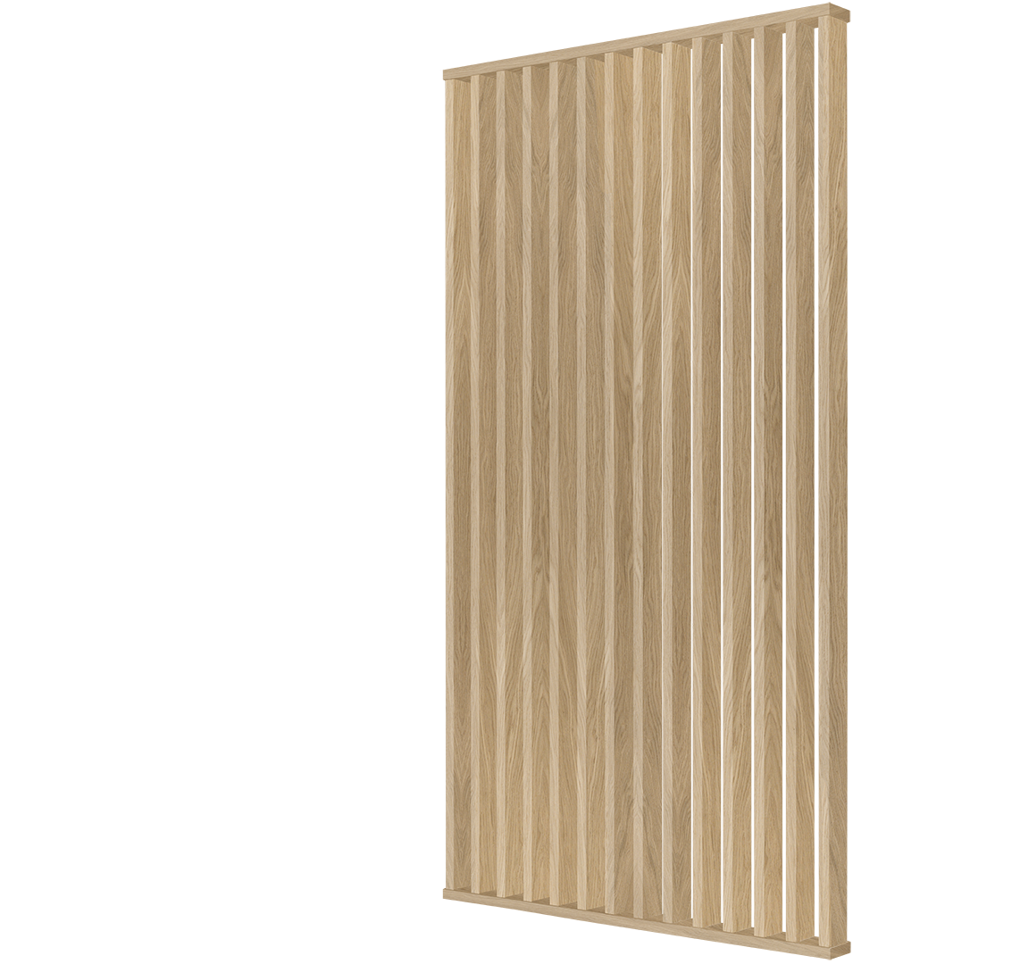 I-Wood Dividewall rumdeler i bredde 1340 mm x højde 3040 mm