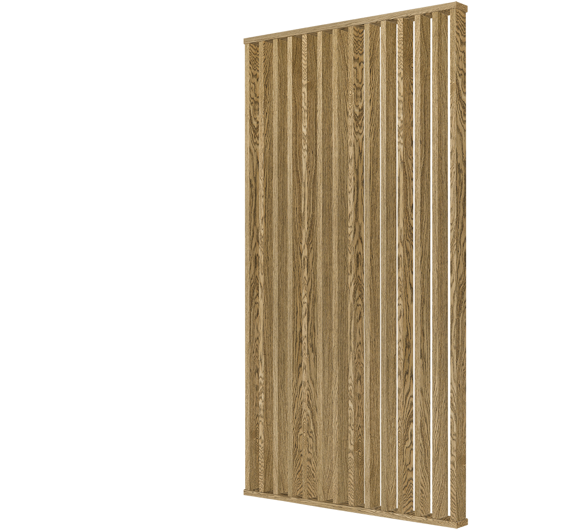 I-Wood Dividewall rumdeler i bredde 1340 mm x højde 3040 mm