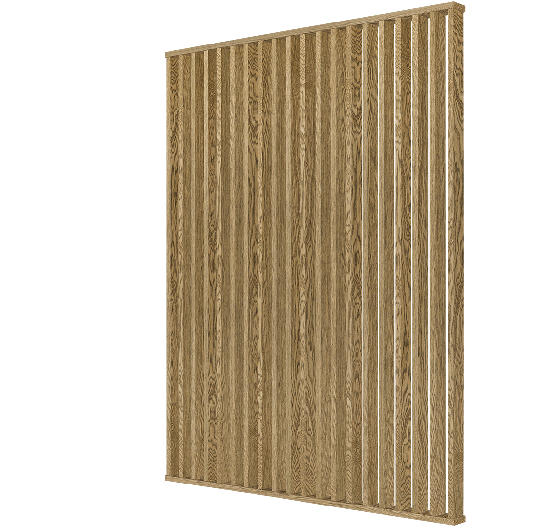 I-Wood Dividewall rumdeler i bredde 1940 mm x højde 3040 mm