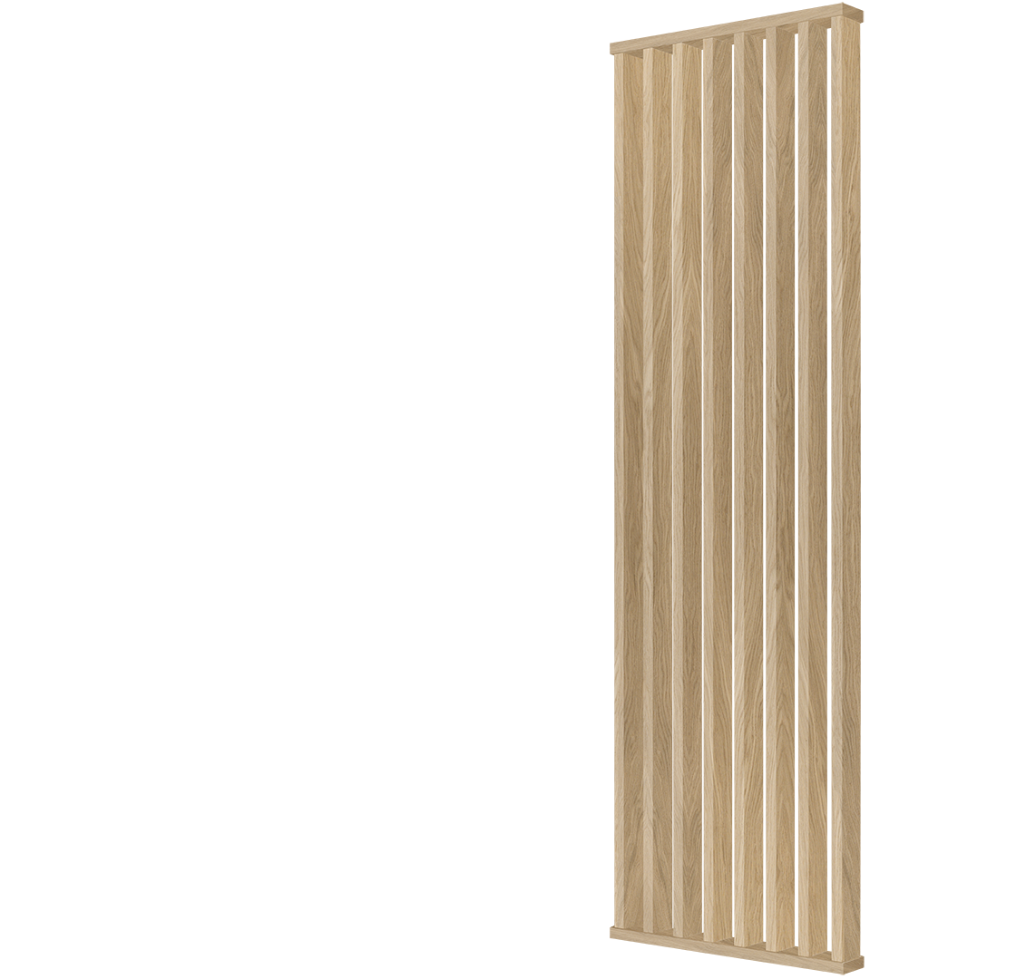 I-Wood Dividewall rumdeler i bredde 740 mm x højde 3040 mm