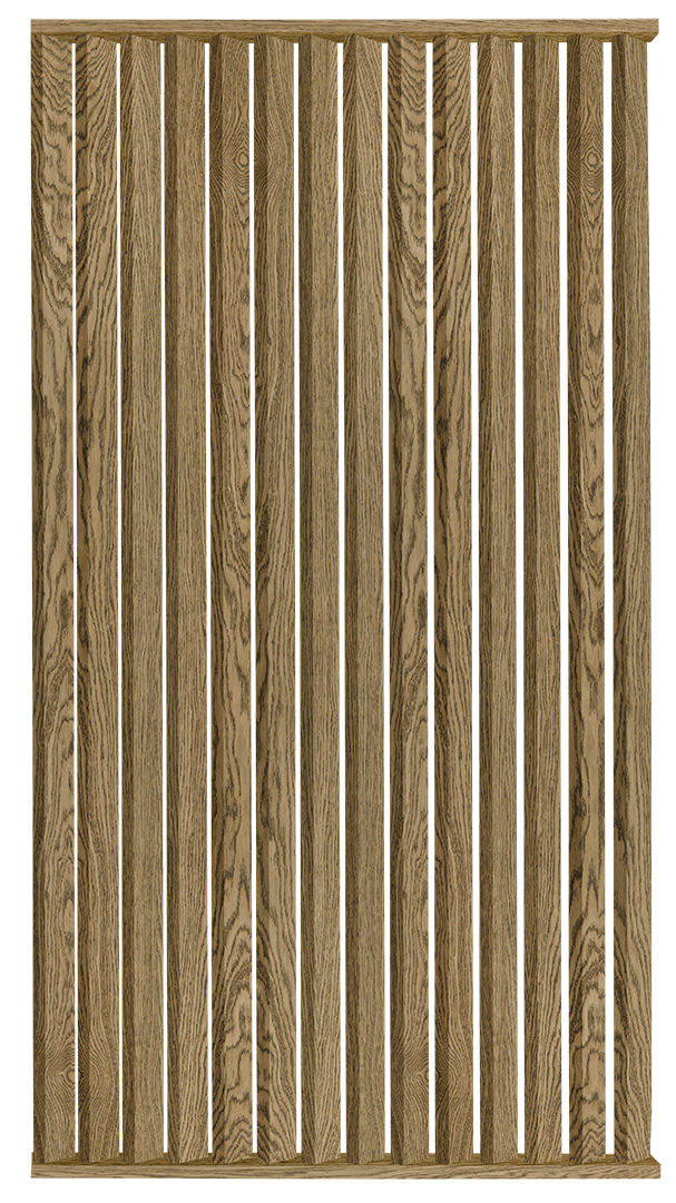 I-Wood DivideWall rumdeler i bredde 1410 mm x højde 3040 mm - vælg oliering