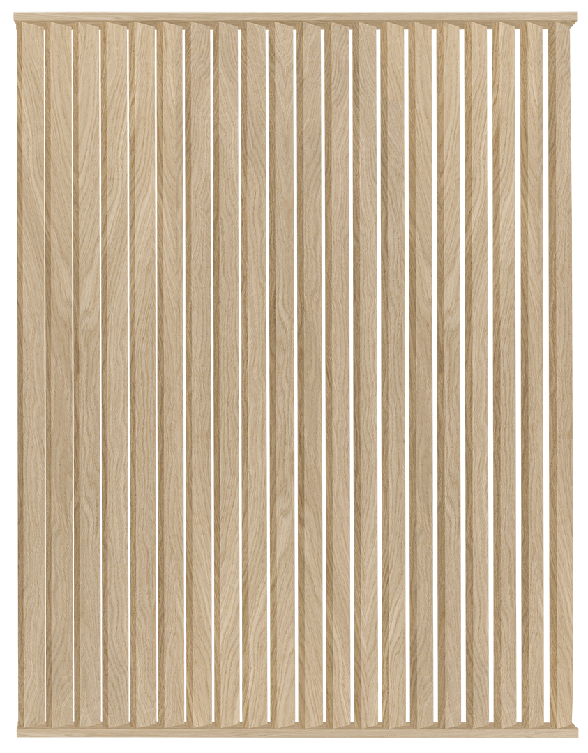 I-Wood DivideWall rumdeler i bredde 2010 mm x højde 3040 mm - vælg oliering