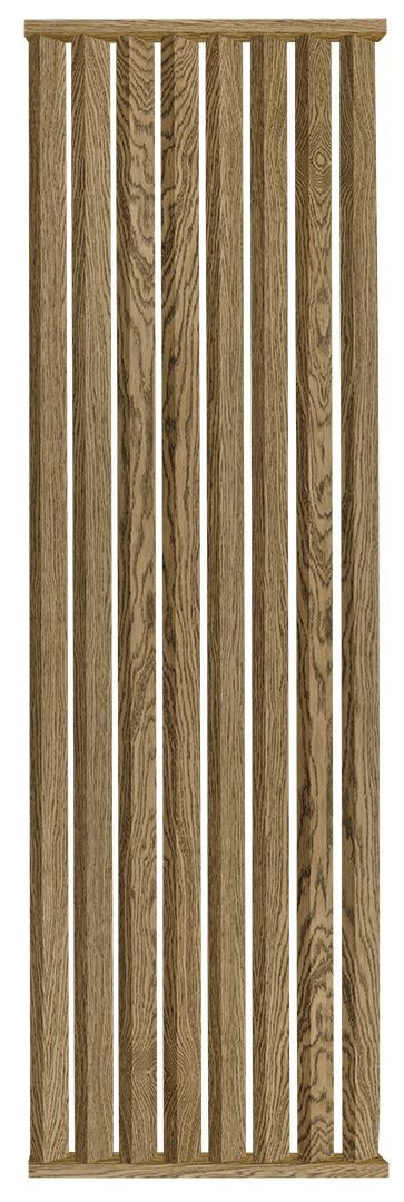 I-Wood DivideWall rumdeler i bredde 810 mm x højde 3040 mm - vælg oliering