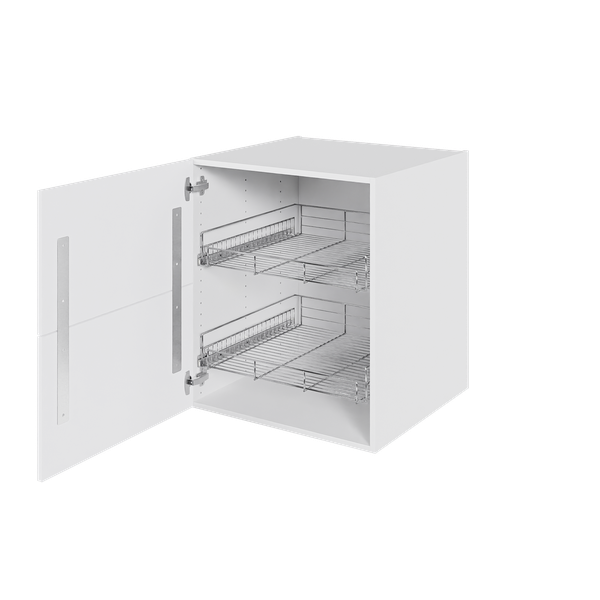 Multi-Living 2 skuffelook - Grydeskab 60 cm med 2 gryderiste og 1 låge