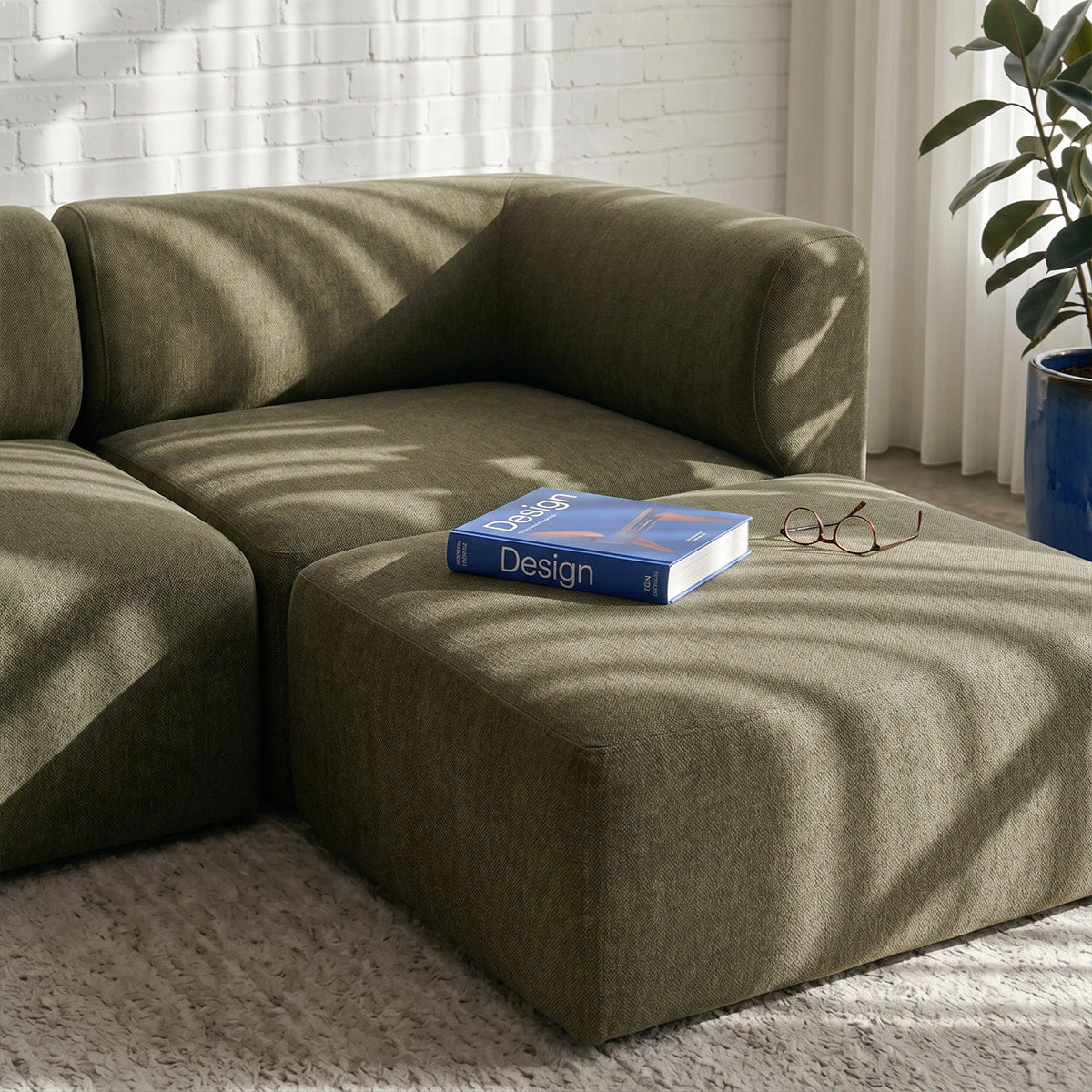Fjord Sofa - Corner Right Cosmo Olive