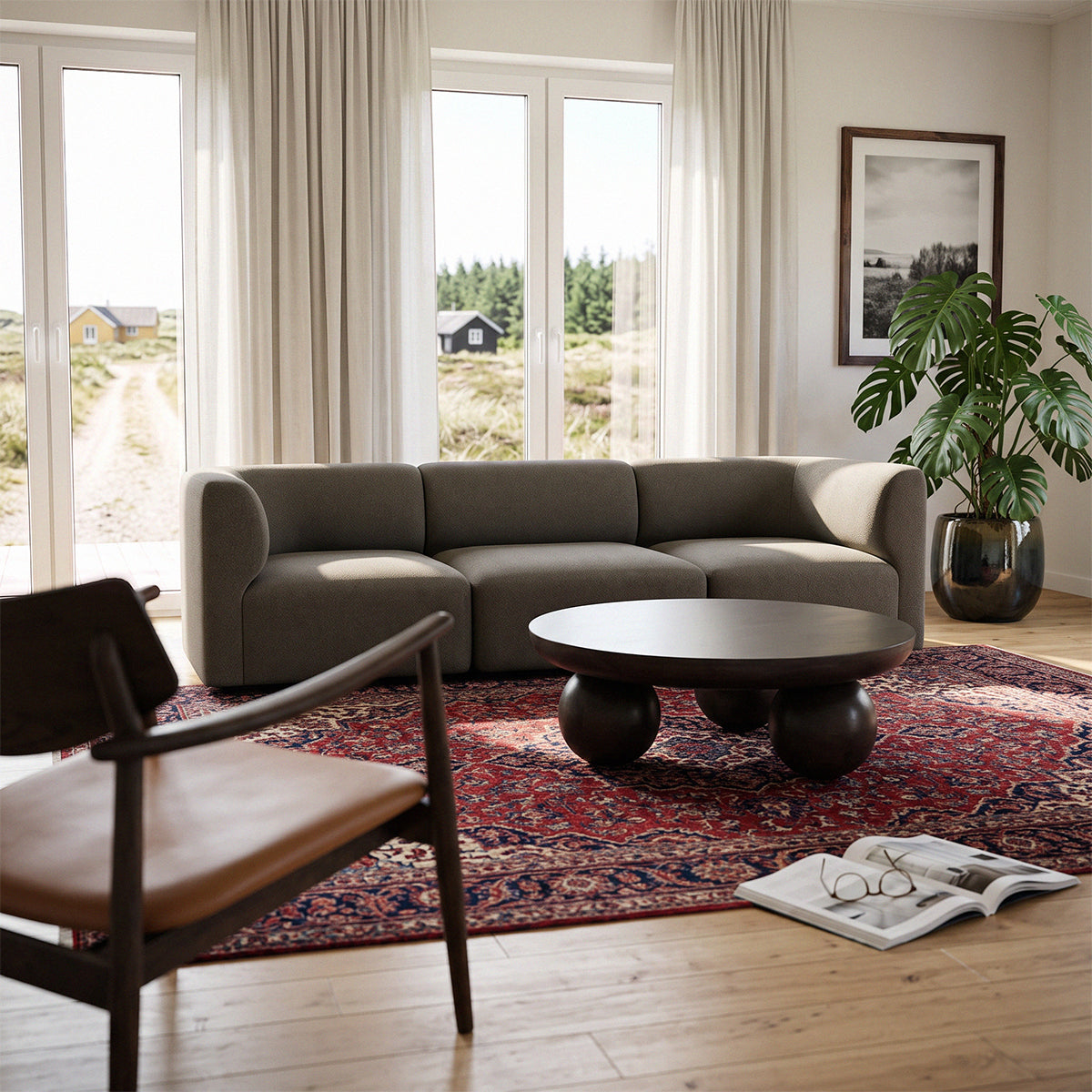 Fjord Sofa - Chaiselong Left Cosmo Stone