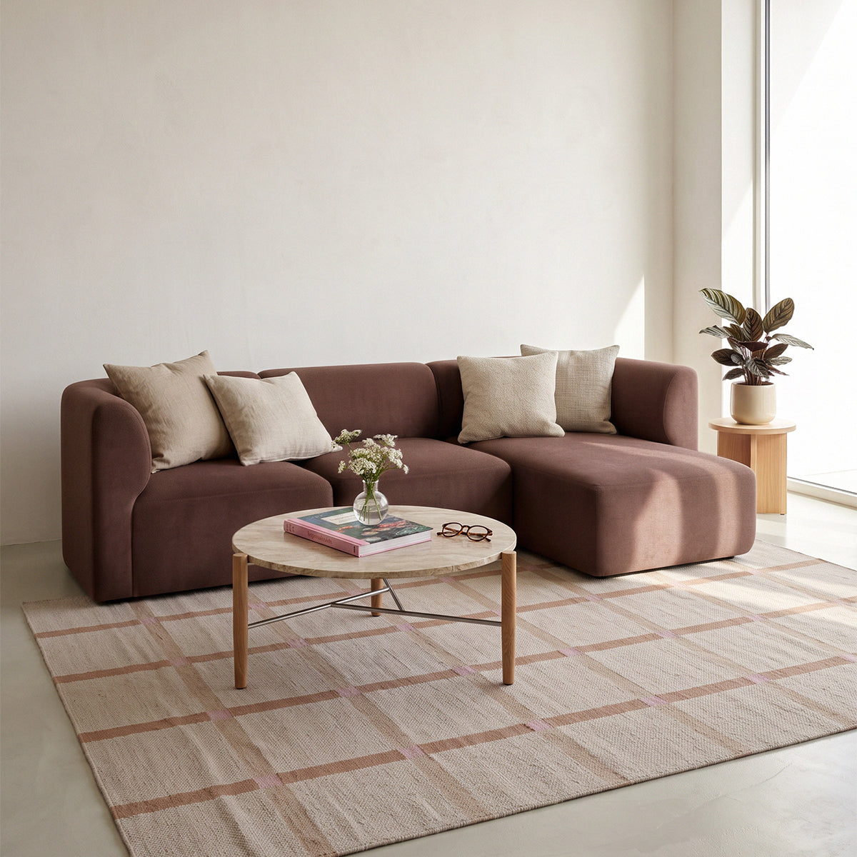 Fjord Sofa - Seat Section Cosmo Clay