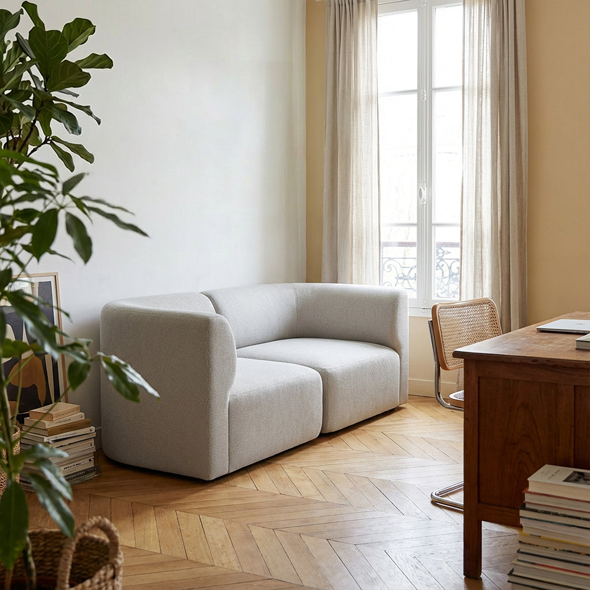 Fjord Sofa - Corner Right Sealife Ivory