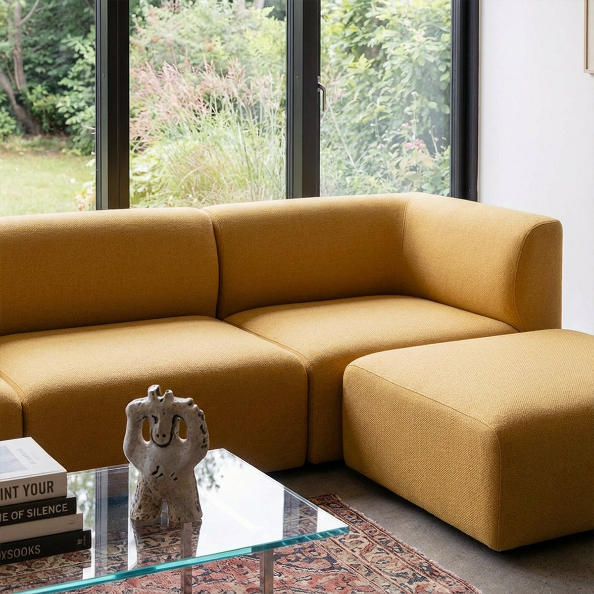 Fjord Sofa - Corner Right Cosmo Mustard
