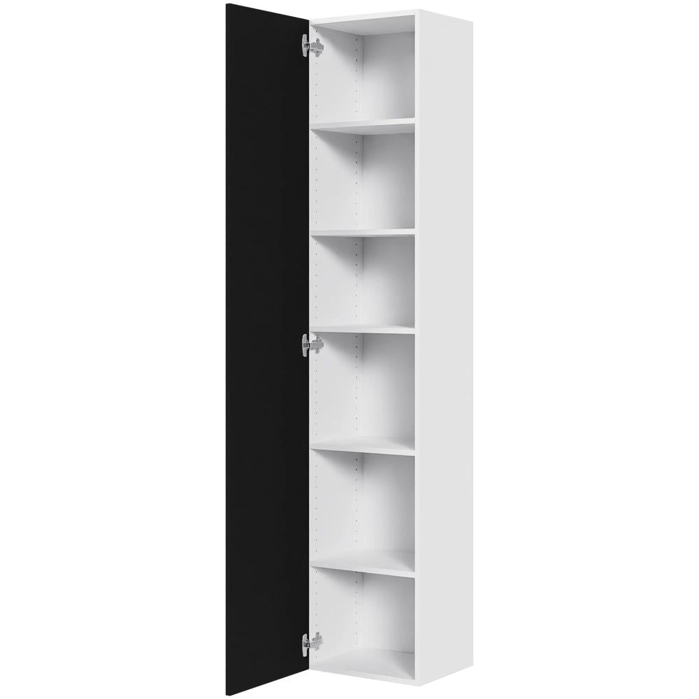 Multi-Living Køkken tilpasningsskab i Cibo Nero H: 195,2 cm D: 34,0 cm - Inklusiv 5 hylder - Bredde: 40 cm