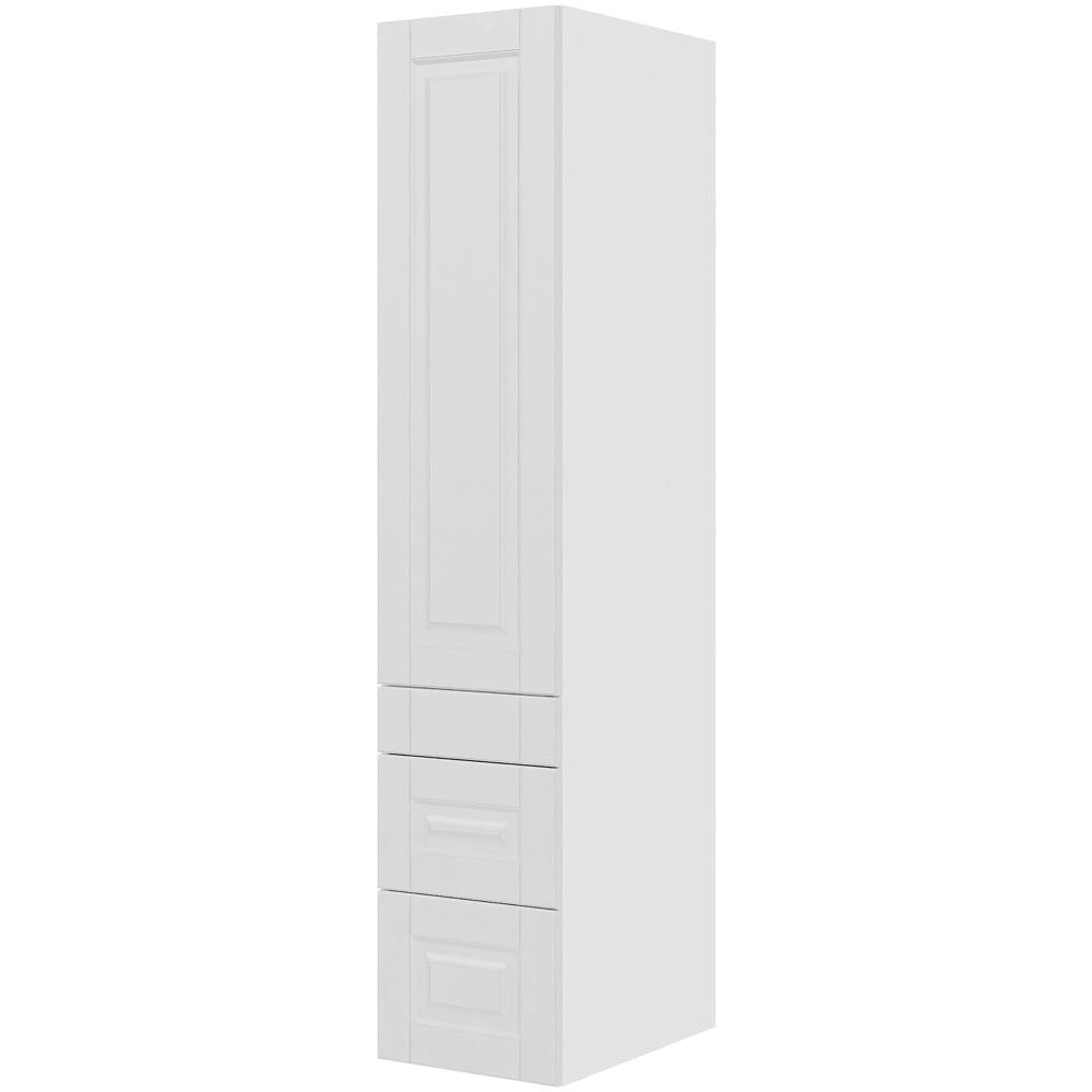 Multi-Living Køkken garderobeskab i Romantik H: 195,2 cm D: 60,0 cm - 1 låge og 3 skuffer fuldudtræk/softclose - Bredde: 40 cm