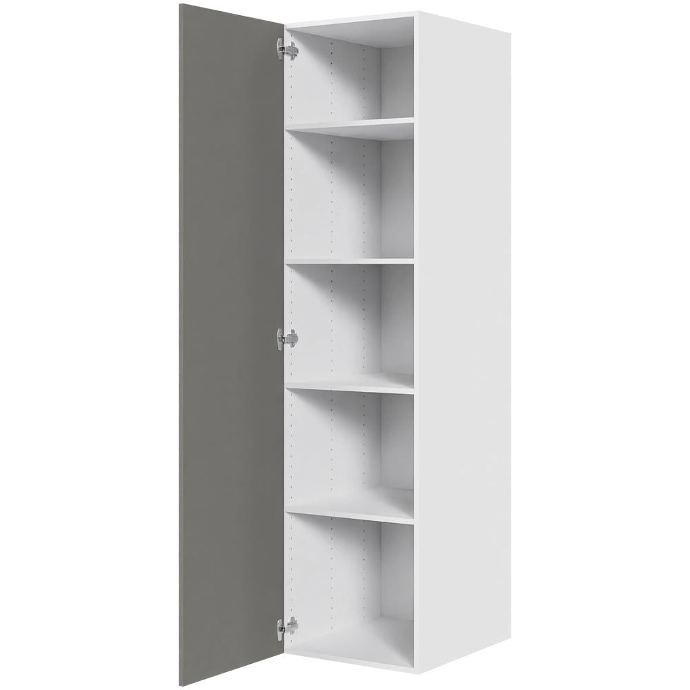 Multi-Living Køkken hyldeskab i Cibo Grigio 128 H: 195,2 cm D: 60,0 cm - 1 låge inklusiv 4 hylder - Bredde: 50 cm