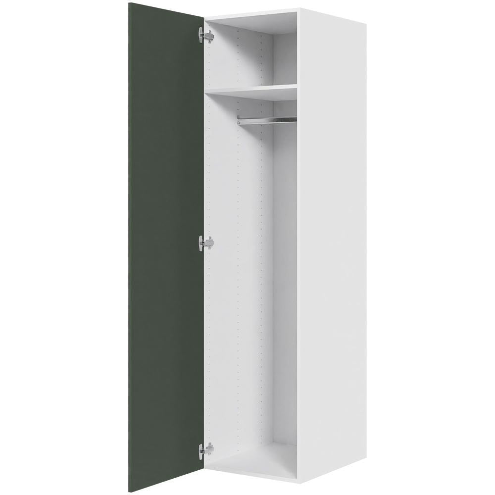 Multi-Living Bøjleskab i Cibo Verde 120 H: 195,2 cm D: 58,0 cm B:50 cm - med hylde, bøjlestang og låge