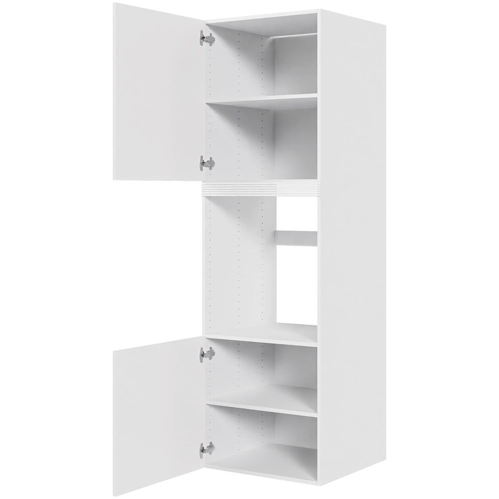 Multi-Living Køkken indbygningsskab i Malet Hvid Front til ovn H: 195,2 cm D: 60,0 cm - 2 låger - Bredde: 60 cm