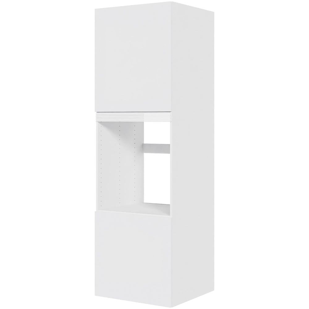 Multi-Living Køkken indbygningsskab i Hvid Front til ovn H: 195,2 cm D: 60,0 cm med 2 låger i bredde: 60 cm
