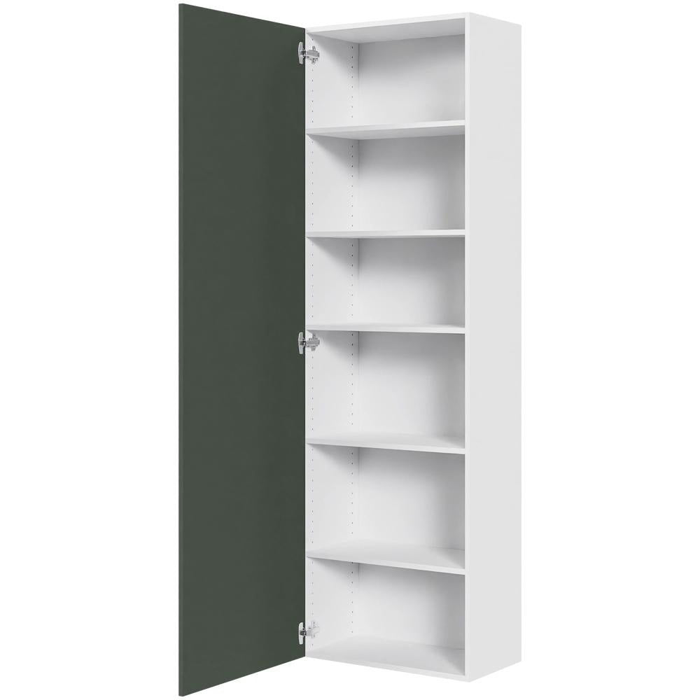 Multi-Living Højskab i Cibo Verde 120 H: 195,2 cm D: 32,0 cm B:60 cm - med 5 hylder og låge