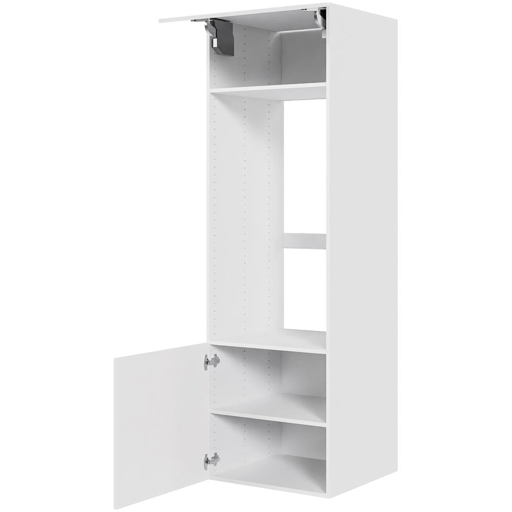 Multi-Living Indbygningsskab til køl 60 cm med toplåge, 3 hylder og låge