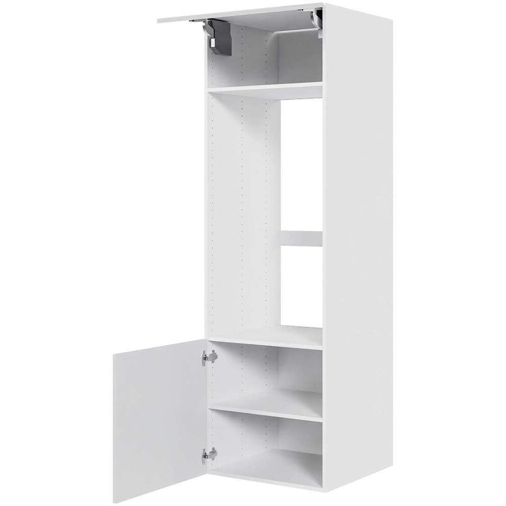 Multi-Living Romantik Indbygningsskab til køl 60 cm med toplåge, 3 hylder og låge