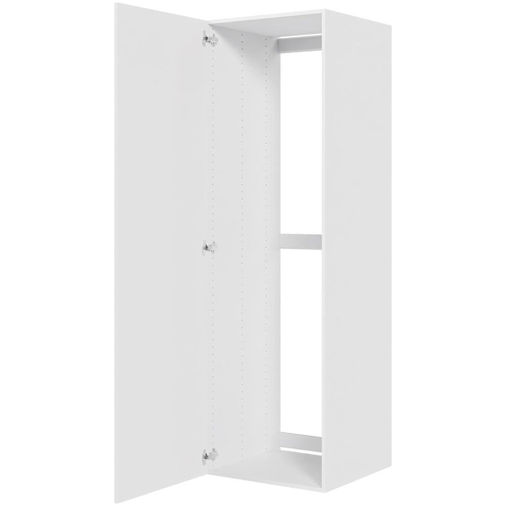 Multi-Living Køkken indbygningsskab i Malet Hvid Front til køl H: 195,2 cm D: 60,0 cm - 1 låge - Bredde: 60 cm