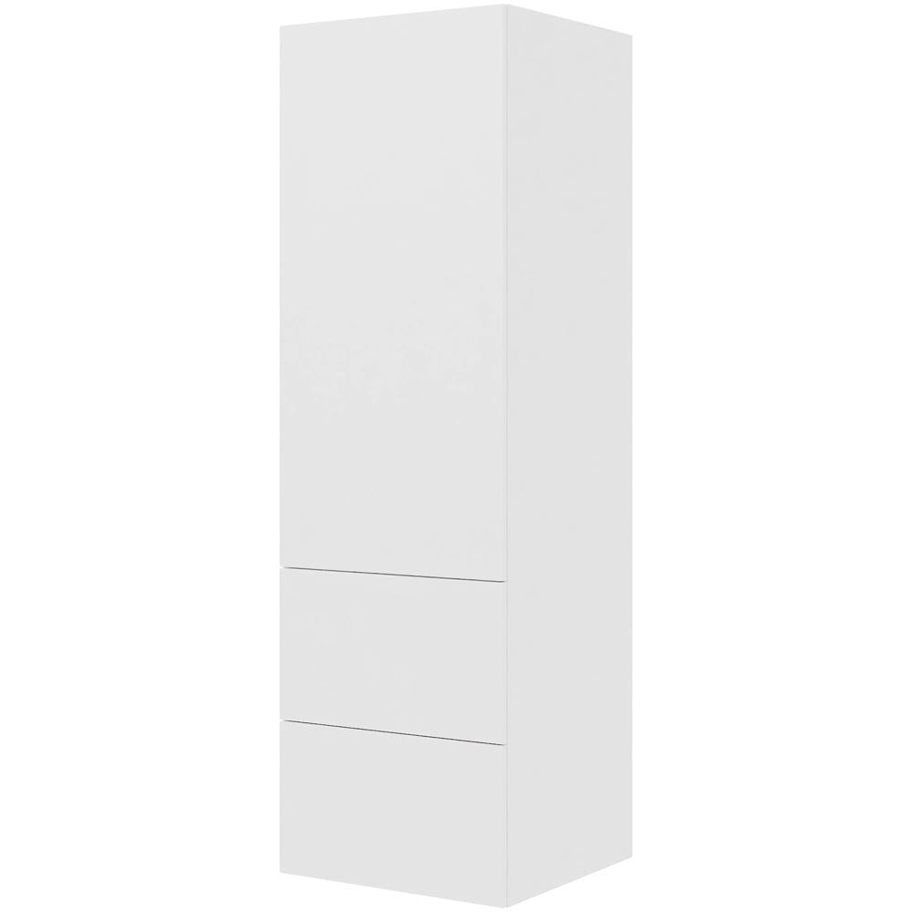 Multi-Living Malet Hvid Front 2 skuffelook - Opbevaringsskab 60 cm med låge og 2 skuffer - fuldudtræk