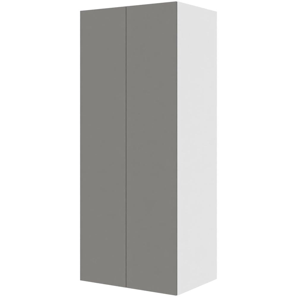 Multi-Living Køkken hyldeskab i Cibo Grigio 128 H: 195,2 cm D: 60,0 cm - 2 låger inklusiv 4 hylder - Bredde: 80 cm