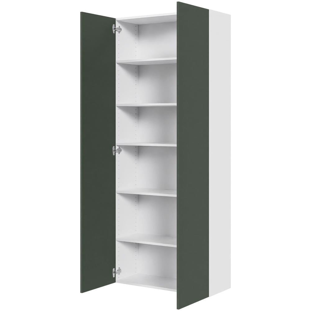 Multi-Living Højskab i Cibo Verde 120 H: 195,2 cm D: 32,0 cm B:80 cm - med 5 hylder og 2 låger