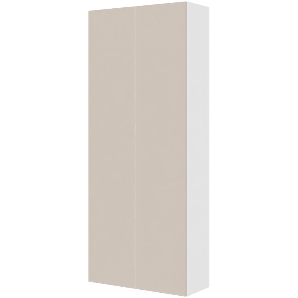 Multi-Living Køkken tilpasningsskab i Cibo Sabbia 123 H: 195,2 cm D: 34,0 cm - Inklusiv 5 hylder - Bredde: 80 cm
