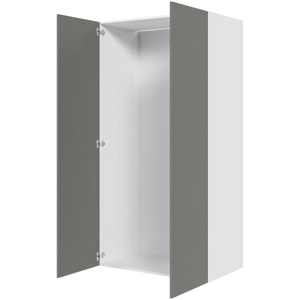 Multi-Living Køkken højskab i Cibo Grigio 128 tomt H: 195,2 cm D: 60,0 cm - 2 låger - Bredde: 100 cm