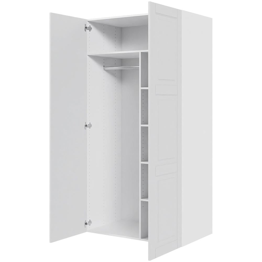 Multi-Living Combiskab i Romantik H: 195,2 cm D: 60,0 cm - 2 låger inklusiv 4 hylde samt 1 oval bøjlestang. - Bredde: 100 cm