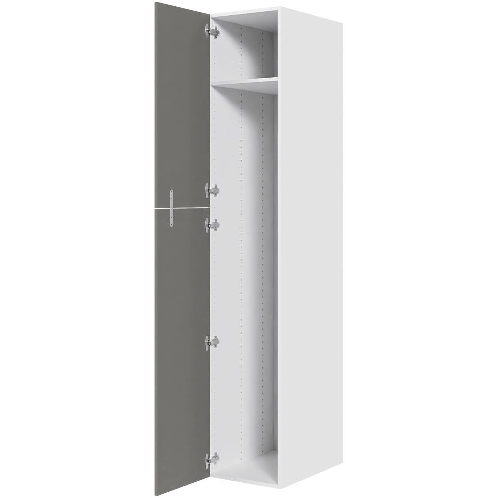 Multi-Living Køkken ekstra højt tomt skab i Cibo Grigio 128 H: 214,4 cm D: 60,0 cm - 2-delt låge - Bredde: 40 cm