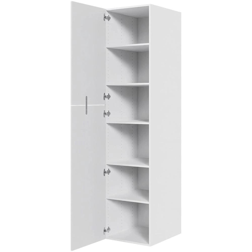 Multi-Living Køkken ekstra højt hyldeskab i Romantik H: 214,4 cm D: 60,0 cm - 2 delt låge inklusiv 5 hylder - Bredde: 40 cm