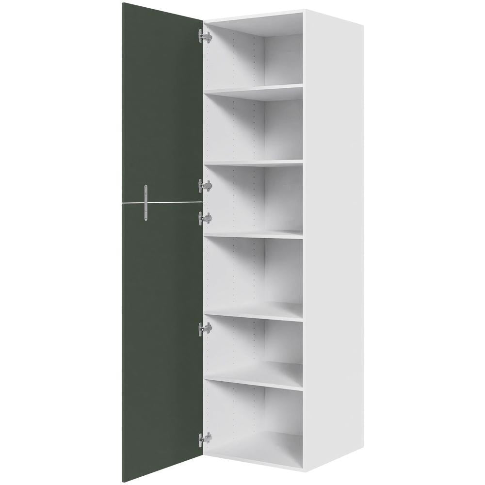 Multi-Living Køkken XL Hyldeskab i Cibo Verde 120 H: 214,4 cm D: 58,0 cm B:60 cm - med 2 låger og 5 hylder