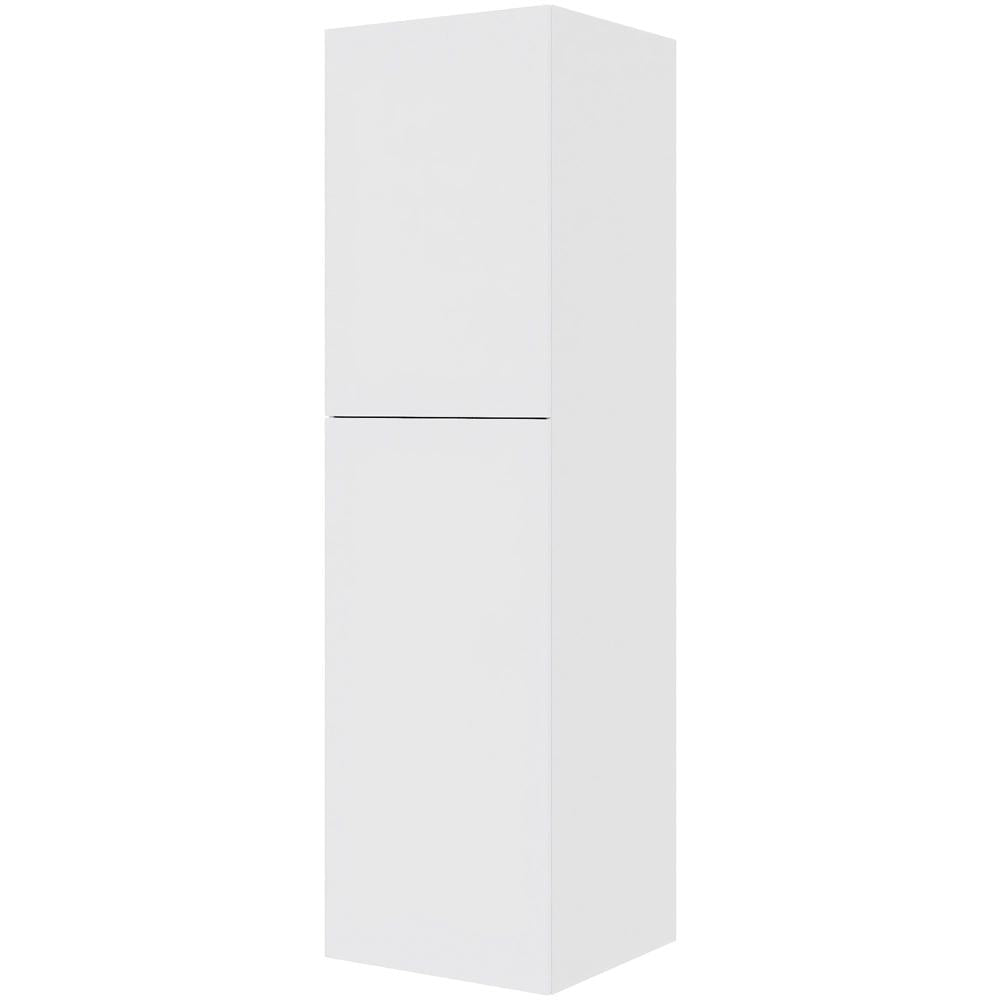 Multi-Living Køkken ekstra højt kosteskab i Hvid Front H: 214,4 cm D: 60,0 cm - Inklusiv 1 hylde, 1 trådreol, 1 slangeholder i bredde: 60 cm