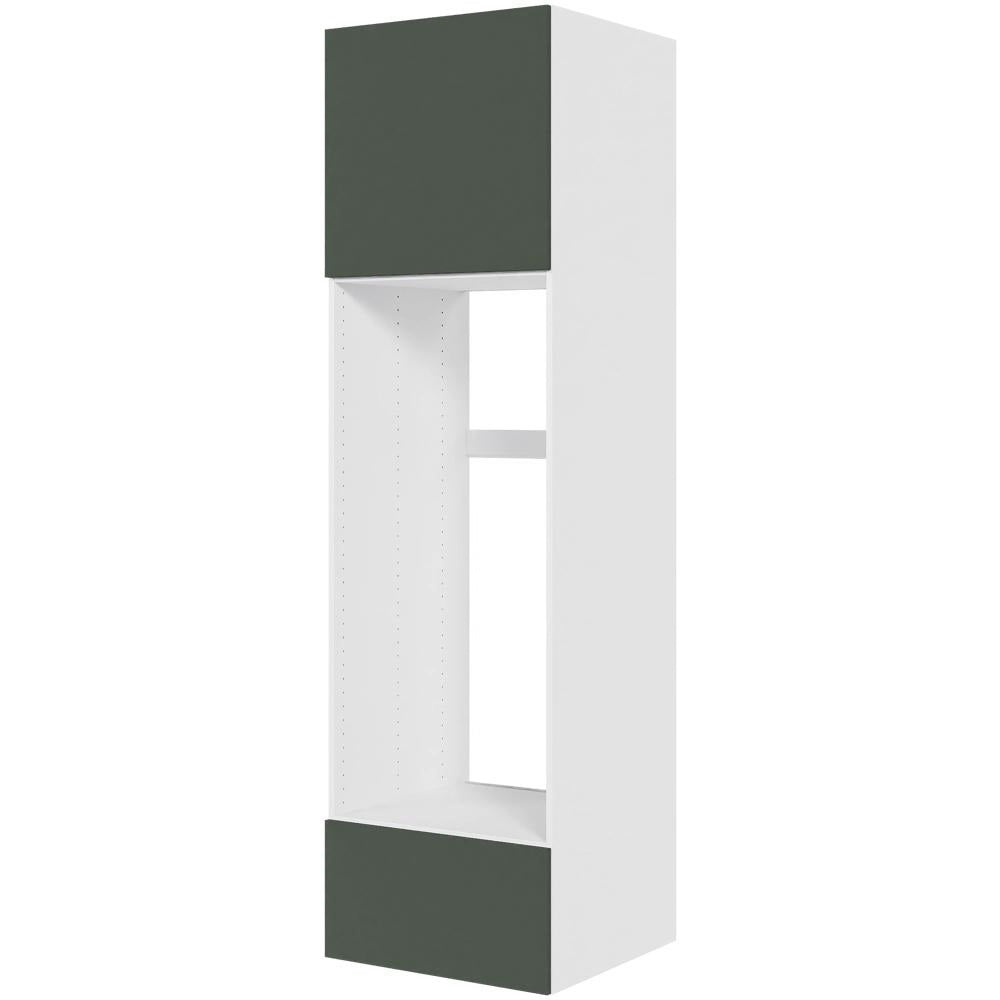 Multi-Living XL Indbygningsskab til køl i Cibo Verde 120 H: 214,4 cm D: 58,0 cm B: 60 cm - med fuldudtræk og softluk