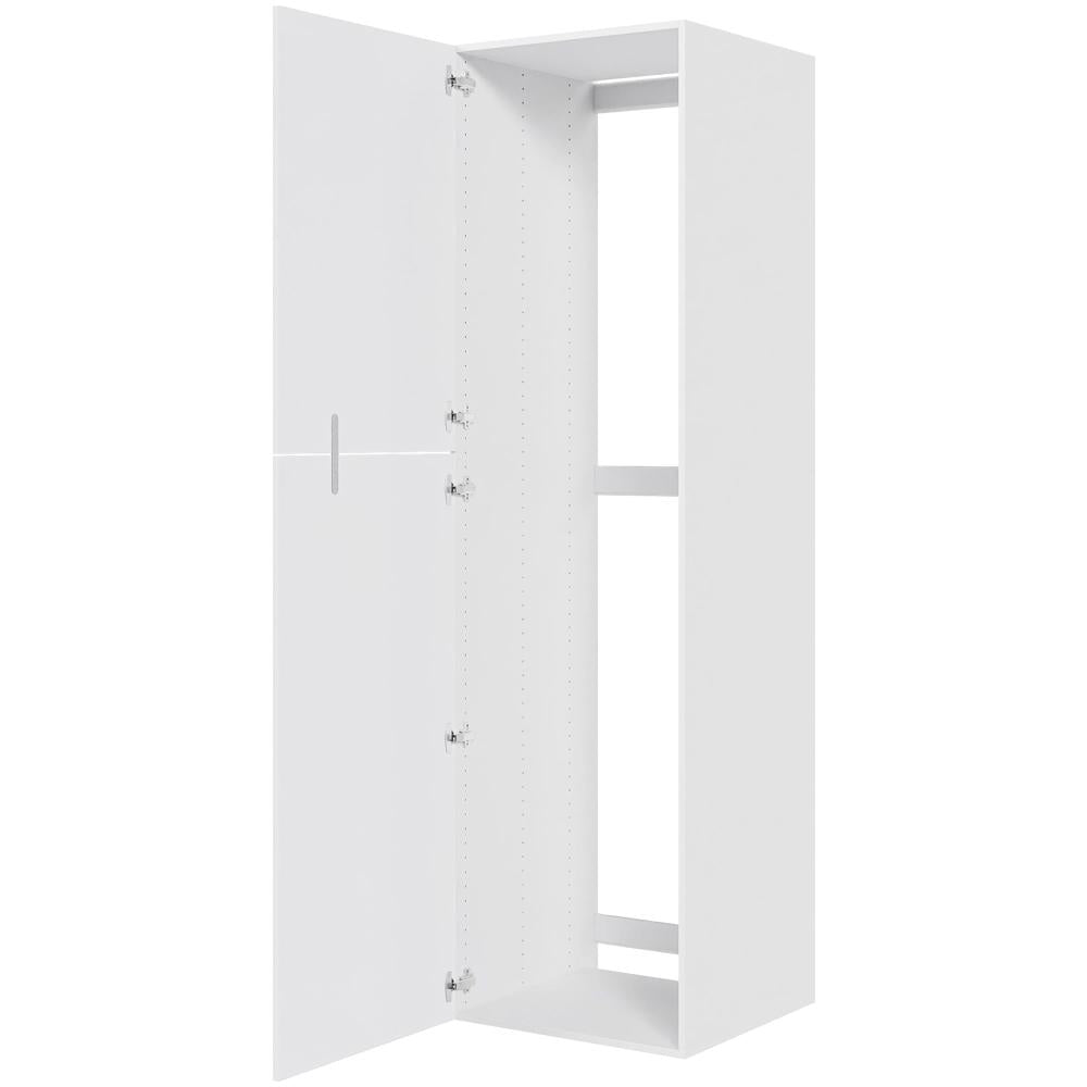 Multi-Living XL Romantik Indbygningsskab til køl 60 cm med to-delt låge