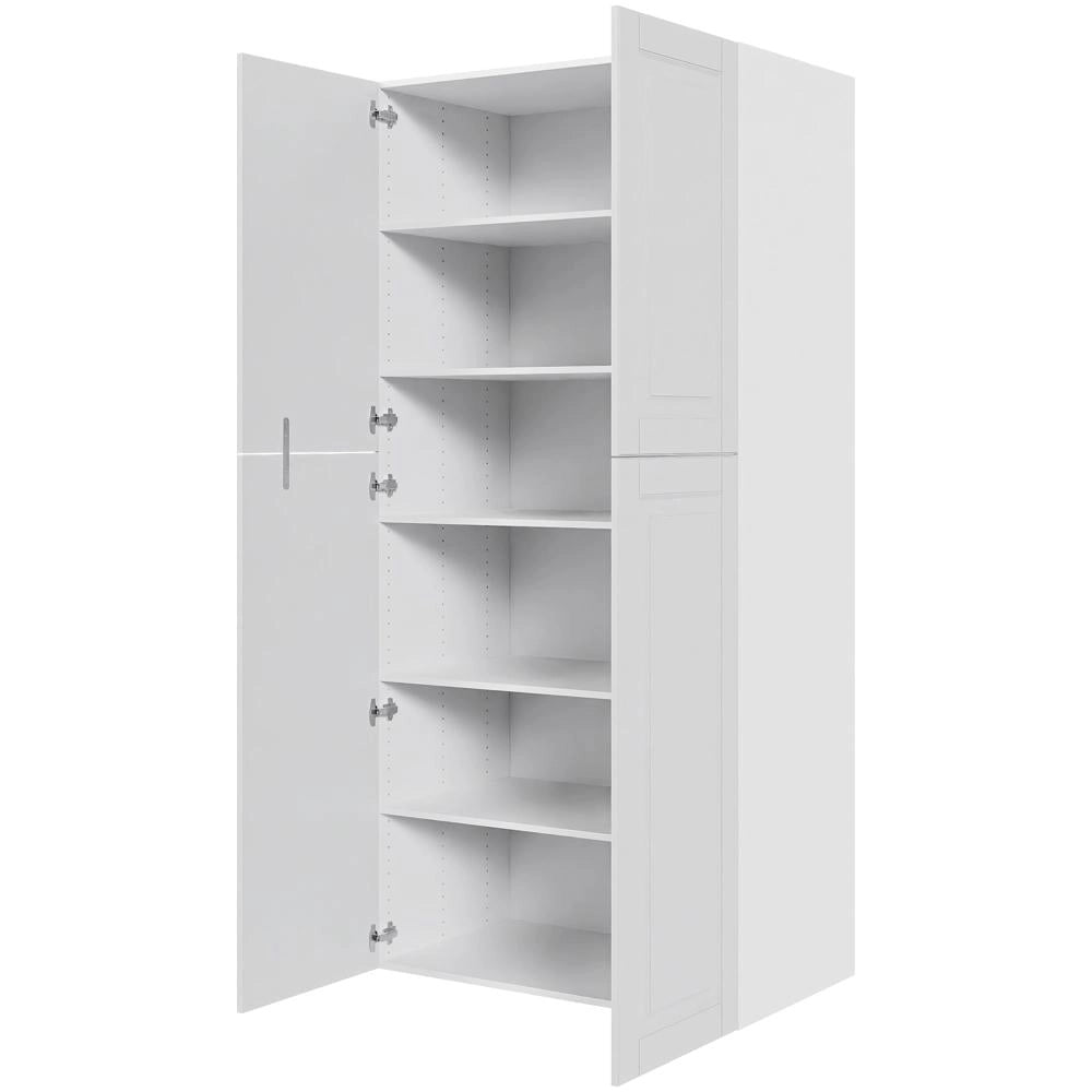 Multi-Living Køkken ekstra højt hyldeskab i Romantik H: 214,4 cm D: 60,0 cm - 2 delt låge inklusiv 5 hylder - Bredde: 100 cm