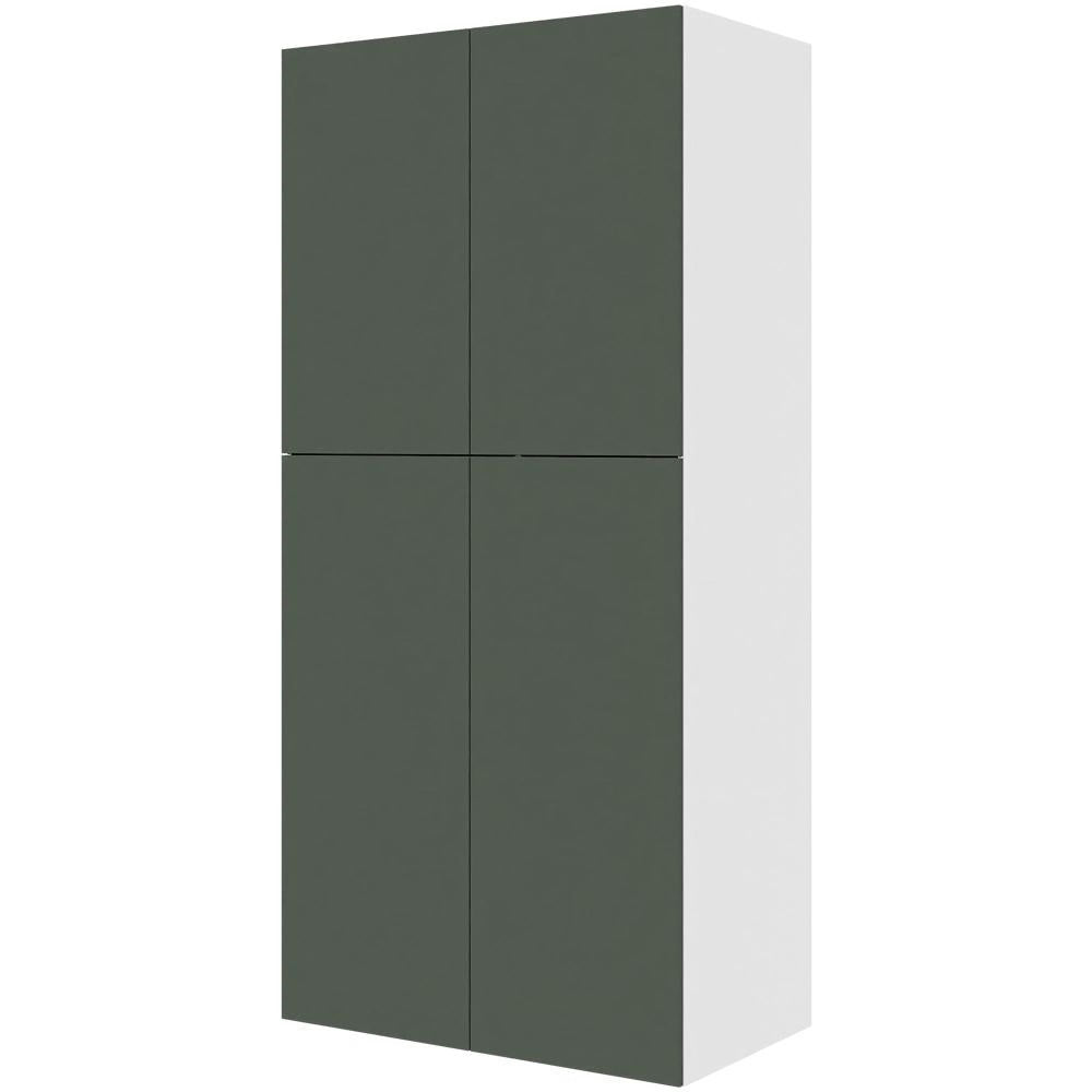 Multi-Living XL Combiskab i Cibo Verde 120 H: 214,4 cm D: 58,0 cm B: 100 cm - med 4 hylder og metalbøjlestang