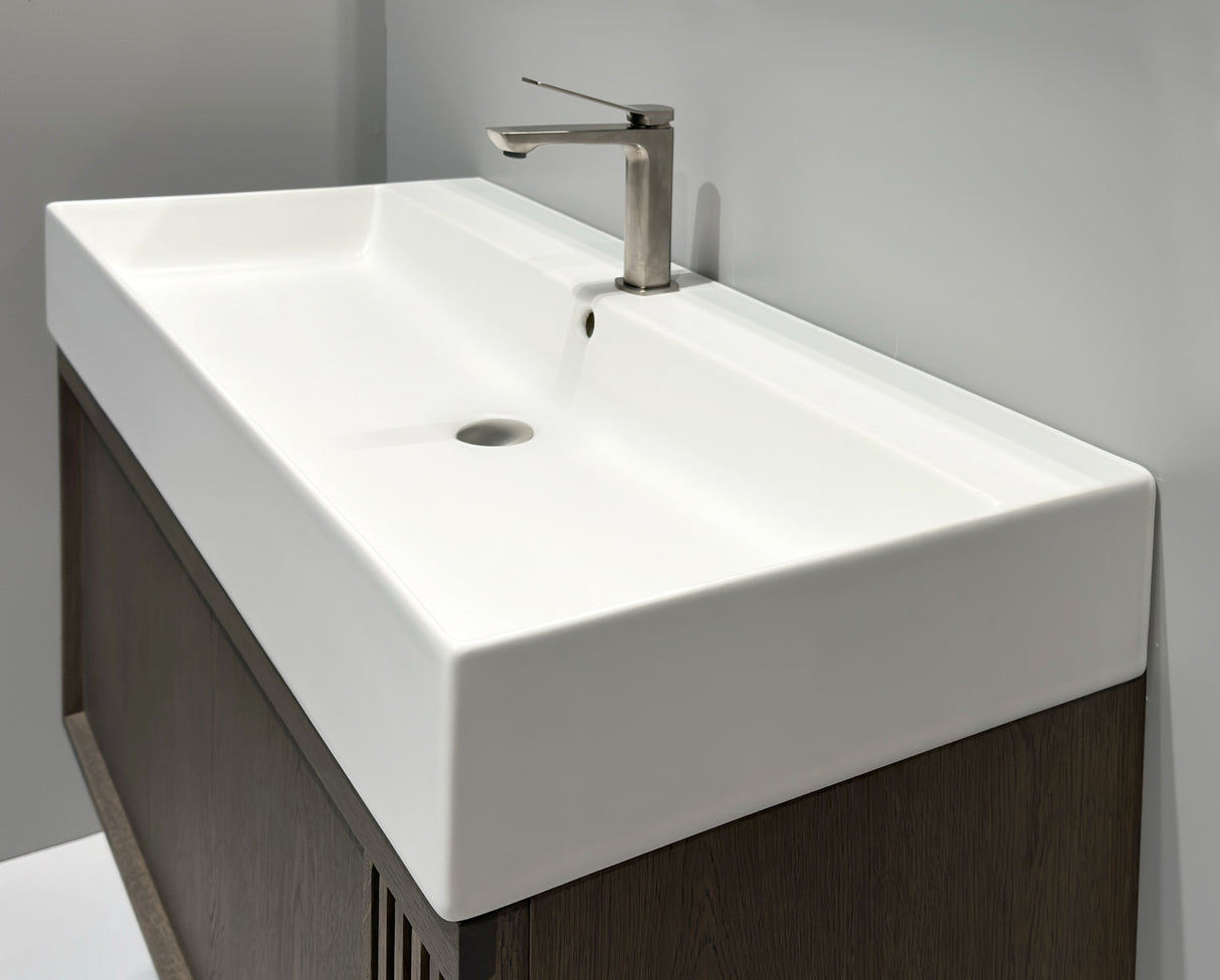 Nordskab vaskeskab 80 cm – Røget Eg finér