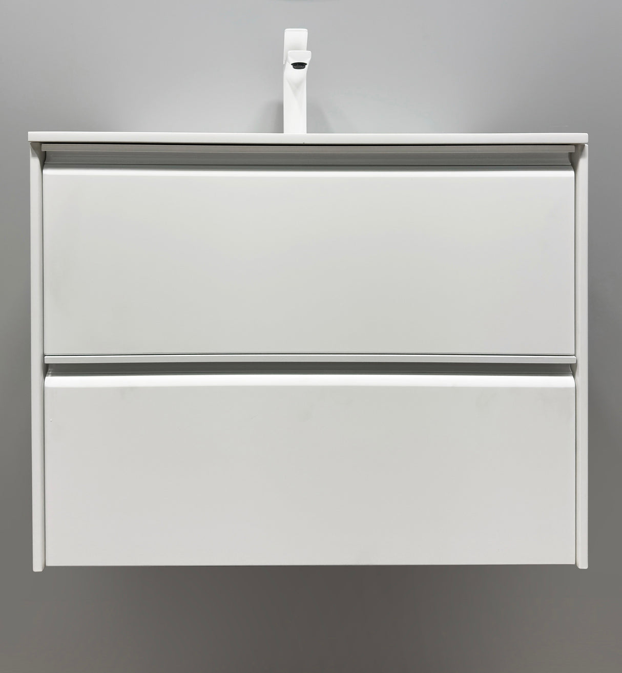 Nordskab Vaskeskab med 2 skuffer – 60 cm, Mat Hvid