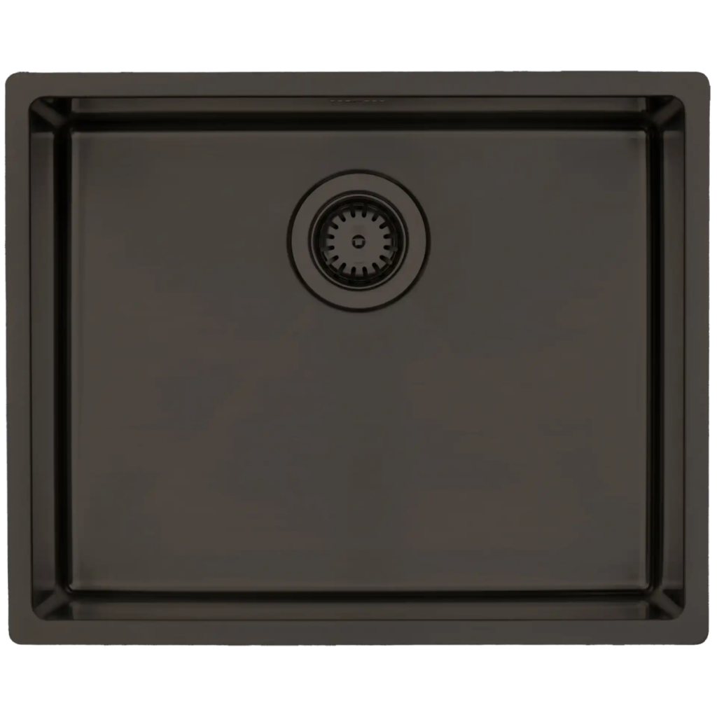 Lavabo Kubus 500 soft colour PVD mørk bronze - BP Mors