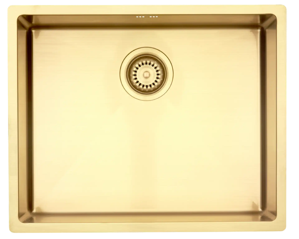 Lavabo Kubus 500 soft colour PVD messing - BP Mors
