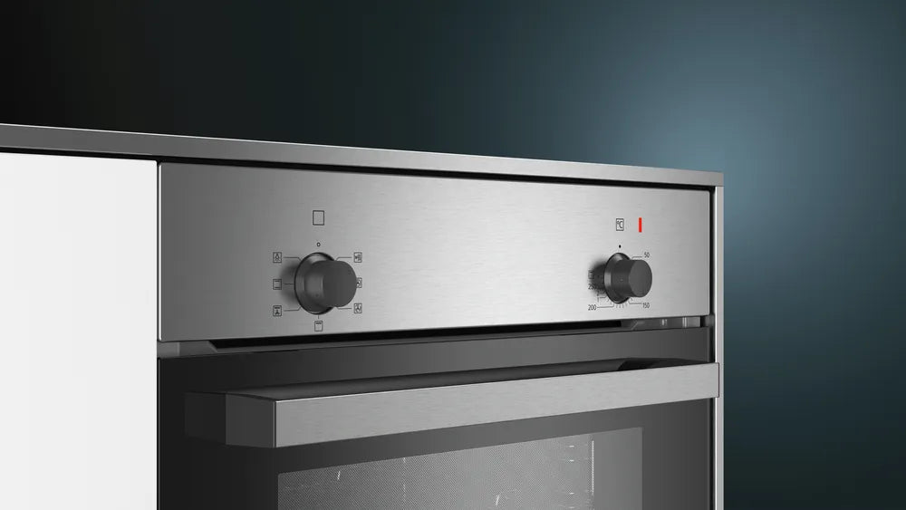 iQ100 Indbygningsovn 60 x 60 cm Rustfrit stål - HB010FBR1S