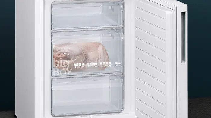 iQ500 Køle-/fryseskab 201 x 60 cm Hvid - KG39EAWCA