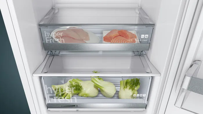 iQ500 Køle-/fryseskab 201 x 60 cm Hvid - KG39EAWCA