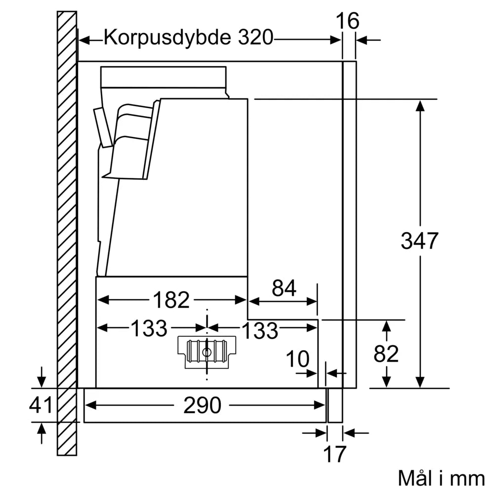 Udtræksemhætte 60 cm Sølvmetallic - Siemens iQ300 - LI67SB531S