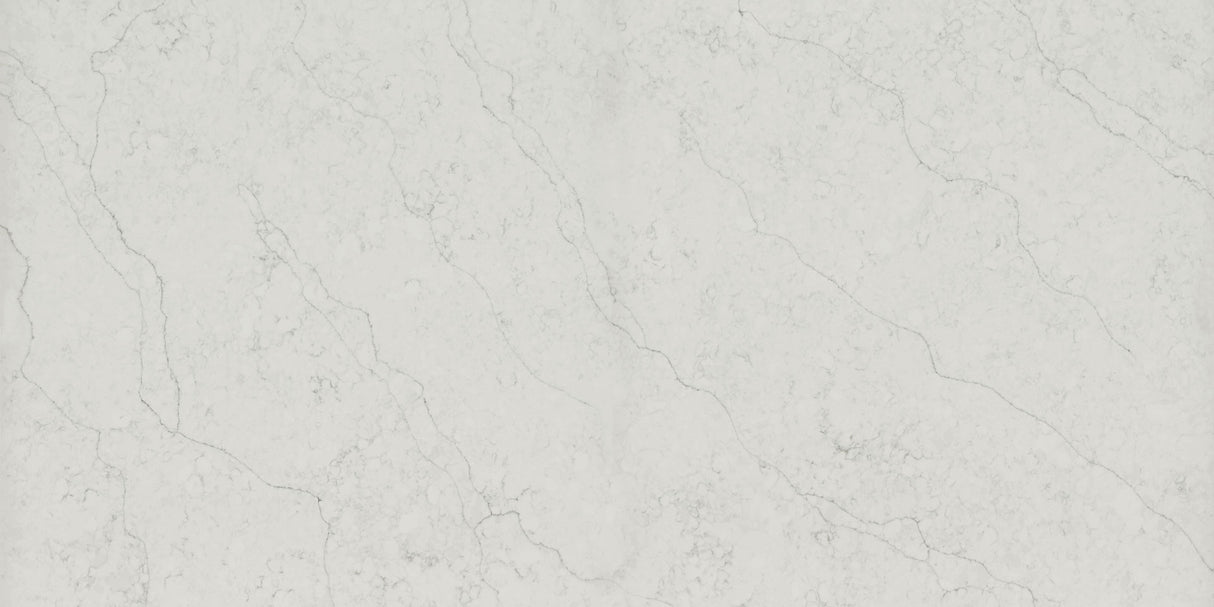 Mysteri White Komposit Technistone bordplade på mål med poleret overflade