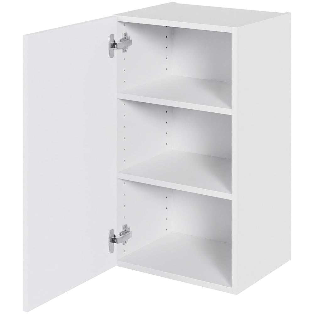 Multi-Living Køkken hyldeskab i Hvid Front med låge H: 70,4 cm D: 34,0 cm - Inklusiv 2 hylder - Bredde: 40 cm