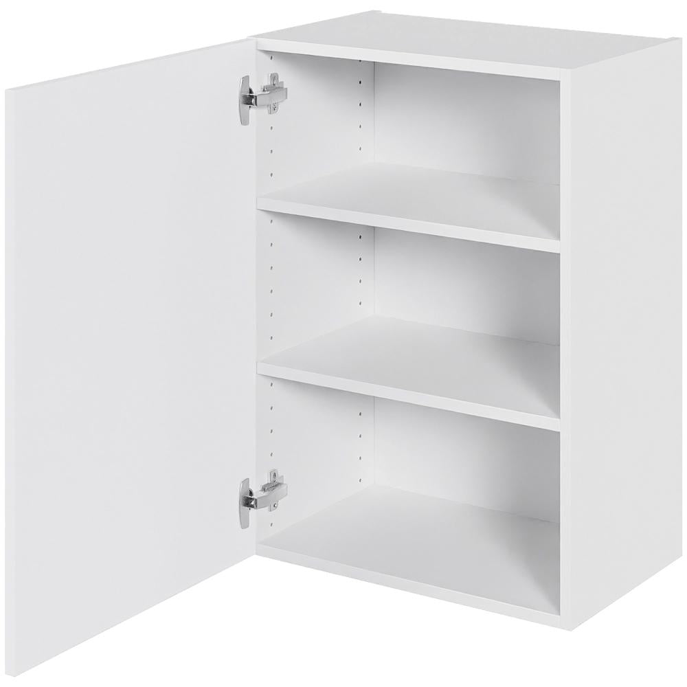 Multi-Living Køkken hyldeskab i Hvid Front med låge H: 70,4 cm D: 34,0 cm - Inklusiv 2 hylder - Bredde: 50 cm