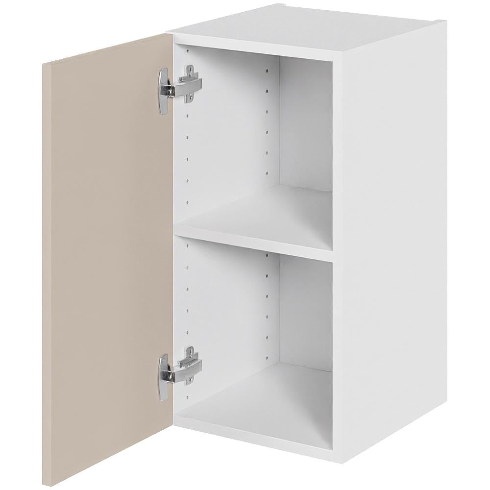 Multi-Living Køkken overskab i Cibo Sabbia 123 lav H: 57,6 cm D: 34,0 cm - 1 låge inklusiv 1 hylde - Bredde: 30 cm